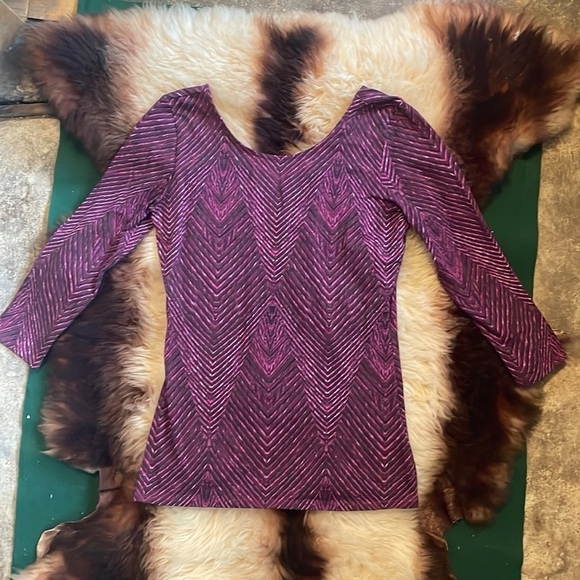 Guess Purple Y2K Fitted‎ Shirt - Picture 1 of 7